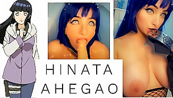 Os Peitos Grandes E Naturais De Hinata Ahegao Neste Vídeo Cosplay Quente