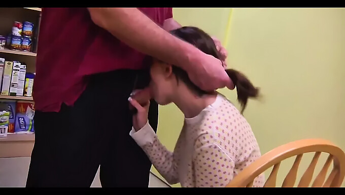 Stepdaughter Gets A Rough Punishment From Her Father