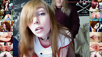 Gamergirlroxy, Uma Adolescente De 18 Anos (18+) Em Um Show De Garganta Profunda E Na Câmera Oral!