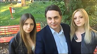 Katerina Ve Andrea Dipre, Bu Hd Videoda Bir Park Ortamında Yeteneklerini Sergiliyorlar